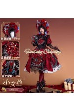 Identity V Little Girl Alice DeRoss Miss Pomegranate Plate Gothic Lolita Cosplay Costume